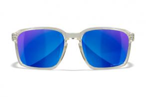 Wiley X AC6ALF09 Alfa M/L Blue Mirror Lens Polycarbonate Gloss Clear Crystal Frame Frame - 664