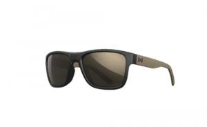 Wiley X AC6OVN14 Ovation Tungsten Mirror Lens Polycarbonate Matte Black w/ Tan Frame - 664