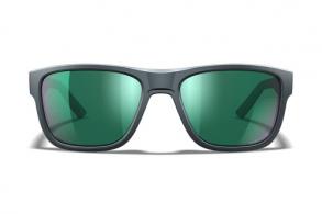 Wiley X AC6OVN17 Ovation Green Mirror Lens Dark Gray Frame - 664