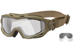Wiley X SP30DLT Spear Apel Goggles Clear Lens Tan Frame - 664