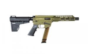Freedom Ordnance FX9P Semi Auto Pistol, 9mm, 8" Barrel, OD Green, 31 Rounds - FX9P8ODG