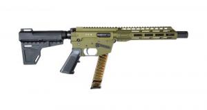 Freedom Ordnance FX9P Semi Auto Pistol, 9mm, 10" Barrel, OD Green, 31 Rounds - FX9P10ODG