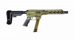 Freedom Ordnance FX9P Semi Auto Pistol, 9mm, 10" Barrel, OD Green, 31 Rounds - FX9P10SODG