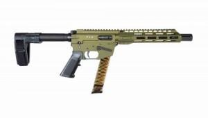 Freedom Ordnance FX9P Semi Auto Pistol, 9mm, 10" Barrel, OD Green - FX9P10SBM-ODG