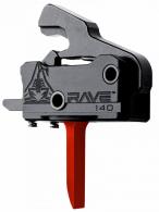Rise Armament T017FRED RA-140 Super Sporting Black/Red Flat Fits AR-Platform - 946