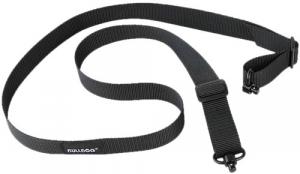Bulldog Cases Single Point Sling, with Deluxe Locking Swivels, Black - 545
