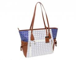 ConCarry Purse Tote Style W/Hlstr White/Blue - BDP-086