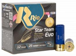 Rio Ammunition Star Team EVO Shotgun Ammo, 12 Gauge, 2.75", 1 1/8oz, #7.5 Shot , 25 Rounds - 970