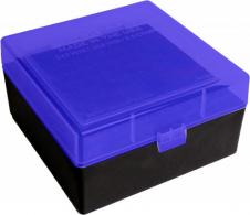 Berry's 87439 Ammo Box Blue/Black Polypropylene 100rd - 711148851651 Berry's 87439 Ammo Box Blue/Black Polypropylene 100rd - 711148851651