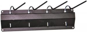 Berry's Gun Safe Pistol Rack Black Holds 4 Pistols - 52672