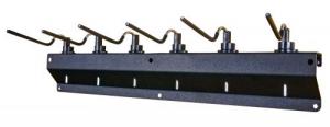 Berry's Gun Safe Pistol Rack Black Holds 6 Pistols - 65892
