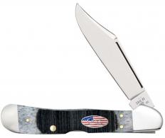 Case CopperLock Stars & Stripes 2.99" Folding Wharncliffe Plain Mirror Polished Tru-Sharp SS Blade - 53063
