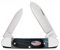 Case Canoe Stars & Stripes Folding Plain Edge 1.97 Pen/2.60" Spear Point - 53065