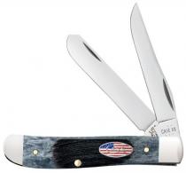 Case Trapper Stars & Stripes Mini Folding Plain Edge 2.70" Clip Point/2.80" Spey, Mirror Polished Carbon Steel Blade - 53066 Case Trapper Stars & Stripes Mini Folding Plain Edge 2.70" Clip Point/2.80" Spey, Mirror Polished Carbon Steel Blade - 53066