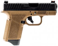 Gforce Arms Rapture Subcompact Frame 9mm 12+1 3.25" Black Steel Barrel, Black Optic Cut/Serrated Steel Slide,  - GF932512FB
