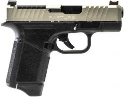 Gforce Arms Rapture Subcompact Frame 9mm 12+1 3.25" Black Steel Barrel, Nickel Optic Cut/Serrated Steel Slide, - GF932512GN Gforce Arms Rapture Subcompact Frame 9mm 12+1 3.25" Black Steel Barrel, Nickel Optic Cut/Serrated Steel Slide, - GF932512GN