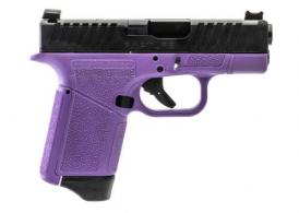 Gforce Arms Rapture Subcompact Frame 9mm 12+1 3.25" Black Steel Barrel, Black Optic Cut/Serrated Steel Slide, - GF932512PUB