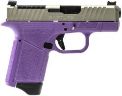Gforce Arms Rapture Subcompact Frame 9mm 12+1 3.25" Black Steel Barrel, Nickel Optic Cut/Serrated Steel Slide - GF932512PUN