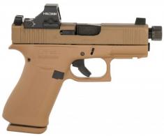 Glock G43X MOS 9mm FDE Cerakote, Holosun HS408K Red Dot, 10+1 - PX4350204FRMOSNINO2 Glock G43X MOS 9mm FDE Cerakote, Holosun HS408K Red Dot, 10+1 - PX4350204FRMOSNINO2