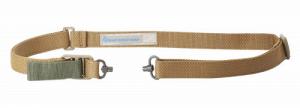 Blue Force Gear VCASPB125AACB Vickers Push Button Sling Coyote Brown Cordura 36"-62" OAL Padded Rifle - 851