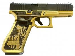 Glock G47 Gen5 MOS 9mm Gold w/Trump Engraving - PA475S204MOSNDONWICK Glock G47 Gen5 MOS 9mm Gold w/Trump Engraving - PA475S204MOSNDONWICK
