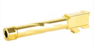 Zaffiri Precision Pistol Barrel G19 GEN 1-5 Threaded Tin/Gold - ZP.19BTG Zaffiri Precision Pistol Barrel G19 GEN 1-5 Threaded Tin/Gold - ZP.19BTG