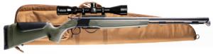CVA PR2048NSCP Optima Scope Package 50 Cal 26" Black Nitride Fluted Barrel, Drilled & Tapped Steel Receiver, Fixed OD Green Synt - 116