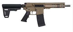 Great Lakes Firearms AR15 Semi Auto Pistol, 223 Wylde, 7.5" Threaded Barrel, Flat Dark Earth, 30 Rounds - GL15223SSPB FDE Great Lakes Firearms AR15 Semi Auto Pistol, 223 Wylde, 7.5" Threaded Barrel, Flat Dark Earth, 30 Rounds - GL15223SSPB FDE