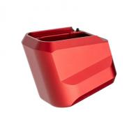 Tyrant CNC TDVP9MAGEXRED Magazine Extension Fits H&K VP9/VP40/VP30 5rd Red Aluminum - 1263