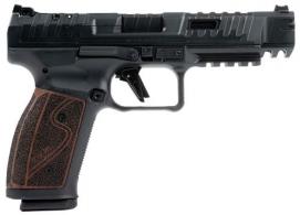 Canik SFx Rival-S Full Size Frame 9mm 18+1 5" Black Steel Barrel, Black Steel Optic Ready/Ported/Serrated Slide, - HG7010R-N