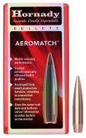Hornady Aeromatch 30Cal 168gr Hollow Point Boat Tail 100 Per Box/15 Case - 30507