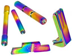 Cross Armory 3 Piece Upgrade Kit For Glock 43 Rainbow Aluminum - CRG43SOKPL