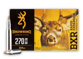 Browning BXR DEER 270 Win 134gr 20rd box - B192102701 Browning BXR DEER 270 Win 134gr 20rd box - B192102701