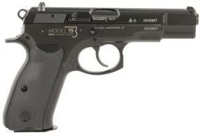 CZ-USA 75 B 50th Anniversary 9mm 10+1 4.60" Steel Barrel, Black Serrated Steel Slide Engraved w/50th Anniversary, Bl - 01109