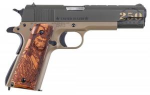 Auto-Ordnance 1911 Army Pistol, 45 ACP, 5" Barrel, Two Tone, Custom Wood Grip, 7 Rounds - 1911BKOC15 Auto-Ordnance 1911 Army Pistol, 45 ACP, 5" Barrel, Two Tone, Custom Wood Grip, 7 Rounds - 1911BKOC15