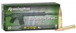 Remington Rifle Ammo, 300 Blackout, 220 Grain, Open Tip Flat Base, 20 Rounds - 28430