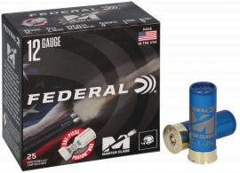 Federal Master Class Shotgun Ammo, 12 Gauge, 2.75", 1oz, #8, 25 Rounds - MC12H18