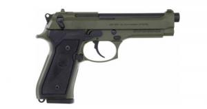 Beretta 92FS Full Size 9mm Luger 10+1 5.10" Barrel, OD Green Cerakote Serrated Slide, OD Green Cerakote - J92F300GR10 Beretta 92FS Full Size 9mm Luger 10+1 5.10" Barrel, OD Green Cerakote Serrated Slide, OD Green Cerakote - J92F300GR10