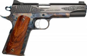 Cnc Firearms Kimber 1911 Legacy .45 ACP 7+1 5" Stainless Steel Barrel, Color Case Hardened Steel Engraved/Serrated Sl - CNCLEGACY45