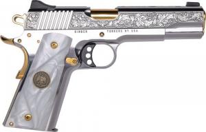 Cnc Firearms Kimber 1911 Patria 38 Super Gold Plated PVD Barrel, Polished Stainless Steel Engraved/Serrated Slide, Sta - CNCPATRIA