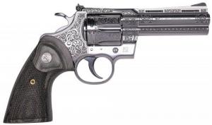 Cnc Firearms Colt Python Renaissance .357 MAG 4.25" Stainless Engraved Barrel, Cylinder & Frame, Walnut Grip - CNCPYNRES4 Cnc Firearms Colt Python Renaissance .357 MAG 4.25" Stainless Engraved Barrel, Cylinder & Frame, Walnut Grip - CNCPYNRES4