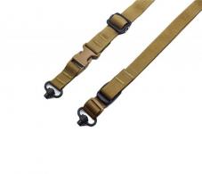TAC SHIELD SLING 2N1 WARRIOR QD PUSH BUTTON PADDED COYOTE - T6031CY