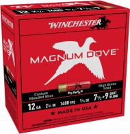 Winchester Ammo MD1279 Magnum Dove 12Gauge 2.75" 1 1/4oz 7.5/9Shot 25 Per Box/10 Case - 12 Winchester Ammo MD1279 Magnum Dove 12Gauge 2.75" 1 1/4oz 7.5/9Shot 25 Per Box/10 Case - 12