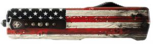 TEMP SLIM PREM WOOD US FLAG DAGGER Black - MZWUS121