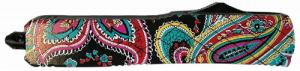 Templar Knife Gen II Quilt Slim 3.50" OTF Tanto Plain Black Oxide Stonewashed 440C Stainless Steel Blade, 5.12" Multi-Color Hand