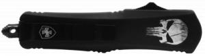 Templar Knife Gen II Fallen Small 2.75" OTF Tanto Plain Black Oxide Stonewashed 440C Stainless Steel Blade, 4.25" Black w/Skull Templar Knife Gen II Fallen Small 2.75" OTF Tanto Plain Black Oxide Stonewashed 440C Stainless Steel Blade, 4.25" Black w/Skull