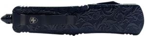 Templar Knife Gen II Maiden Gloss Small 2.75" OTF Tanto Plain Black Oxide Stonewashed 440C Stainless Steel Blade, 4.25" Black Gl
