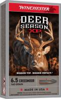 Winchester Ammo X65DS2 Deer Season XP 6.5Creedmoor 140gr 20 Per Box/10 Case - 12