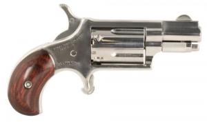 North American Arms LDLX Revolver, 22 LR, 1.13" Barrel, Polished Stainless Steel, Rosewood Grip, Exposed Hammer, 5 Rounds - NAA22LDLX