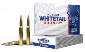 NOS WHITETAIL COUNTRY 30-06 150GR SB SP 20/10 - 40132 NOS WHITETAIL COUNTRY 30-06 150GR SB SP 20/10 - 40132